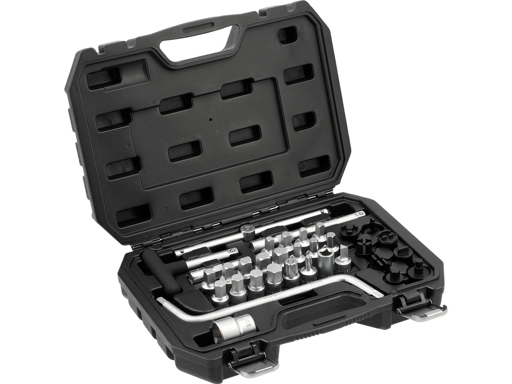 OIL DRAIN PLUG KEY SET | 34 PCS (YT-05999)
