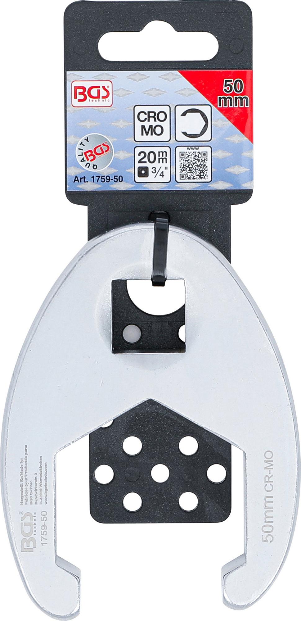 CROWFOOT SPANNER | 20 MM (3/4") DRIVE | 50 MM (1759-50)