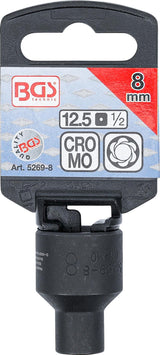 TWIST SOCKET (SPIRAL PROFILE) / SCREW EXTRACTOR | 12.5 MM (1/2") DRIVE | 8 MM (5269-8)
