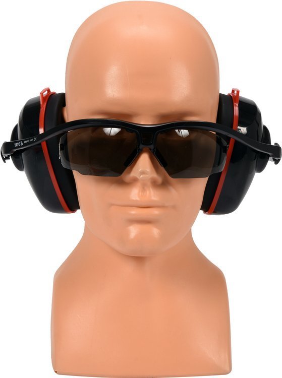 COMBINED EYE&EAR PROTECT. MUFFS GREY (YT-74635)