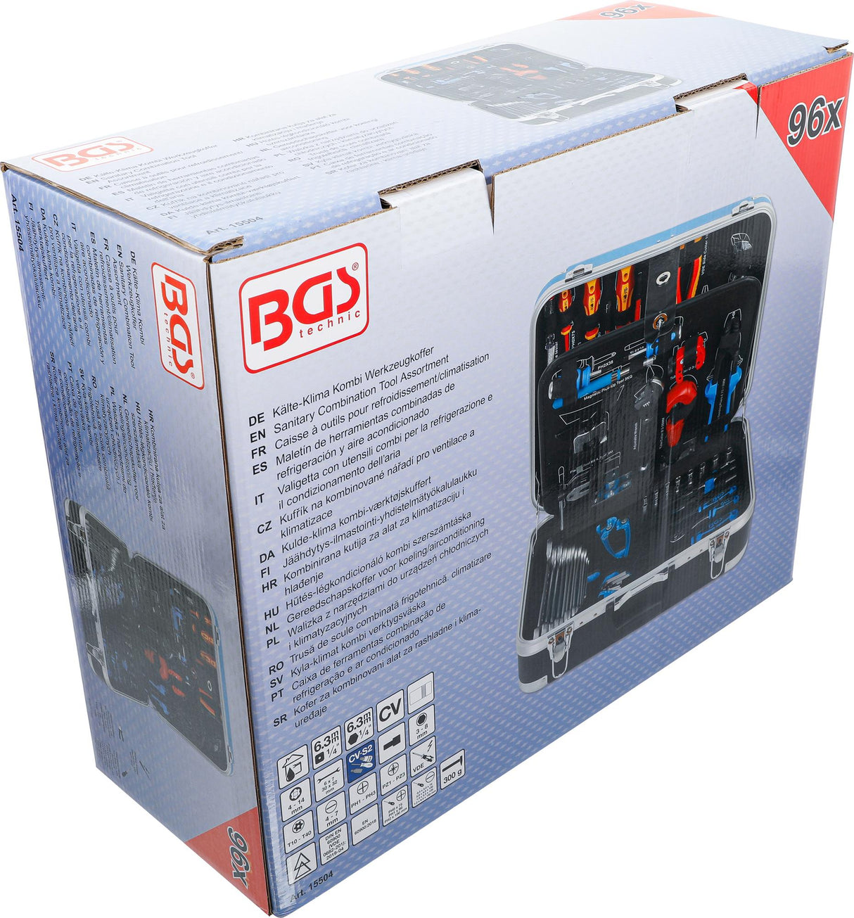 SANITARY COMBINATION TOOL ASSORTMENT | 86 PCS. (15504)