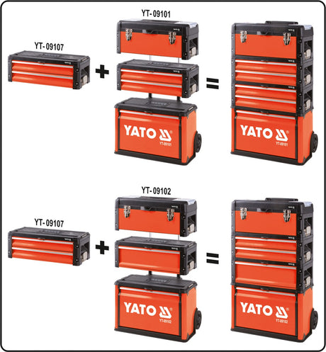 TOOL BOX W. 2 DRAWERS (YT-09107)
