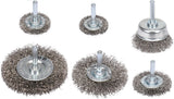 CUP BRUSHES SET 6PCS INOX (YT-47593)