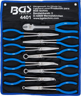 LONG / FLAT NOSE AND SPARK PLUG CONNECTOR PLIERS SET | EXTRA LONG | 9 PCS. (4401)