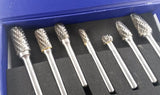 TUNGSTEN CARBIDE DIAMOND BURR SET | 6 MM | 7 PCS. (SK8697)