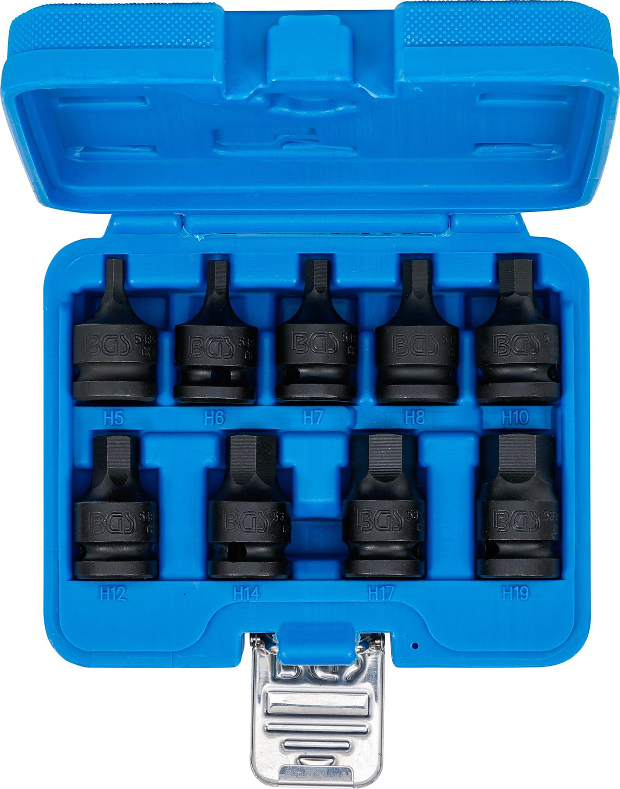 IMPACT BIT SOCKET SET | 12.5 MM (1/2") DRIVE | INTERNAL HEXAGON 5 - 19 MM | 9 PCS. (5485)