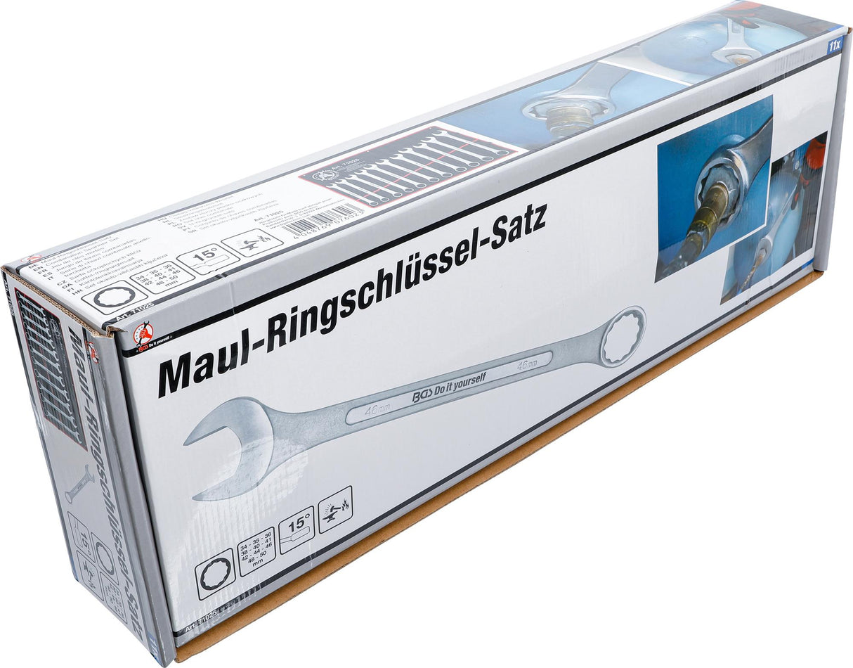 COMBINATION SPANNER SET | XXL | 34 - 50 MM | 11 PCS. (71025)