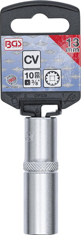 SOCKET, GEAR LOCK, DEEP | 10 MM (3/8") DRIVE | 13 MM (10353)