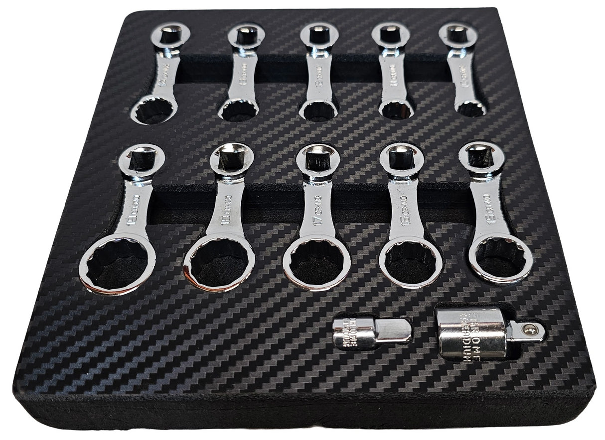 TORQUE ADAPTER SET | 42CR-MO | 10 MM (3/8") | 10 - 19 MM | 12 PCS. (SK82912S)