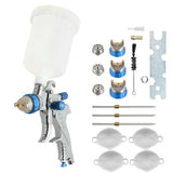 SPRAY GUN WITH ACCESSORIES | HVLP | 600 CM³ | Ø 1.4 MM / Ø 1.7 MM / Ø 2.0 MM (SG600S)