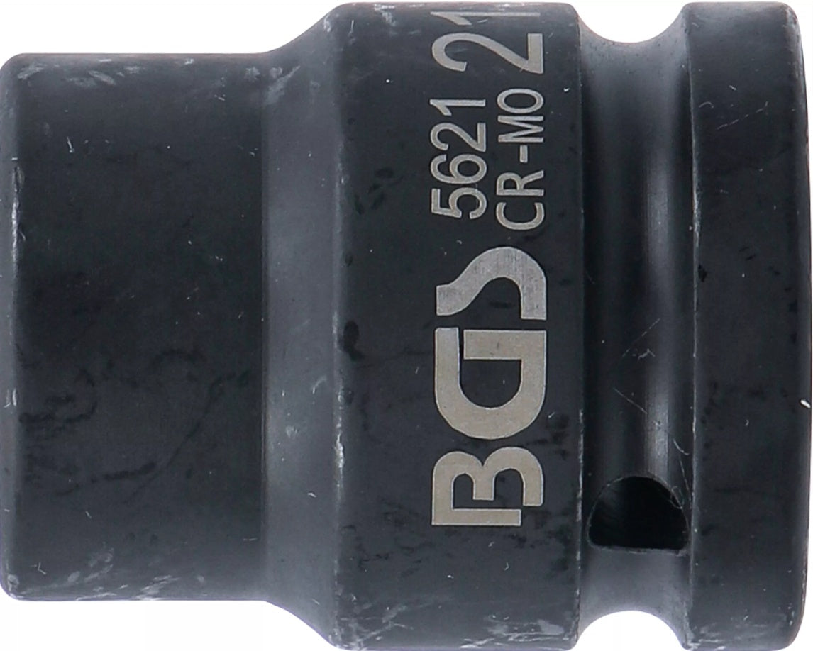 IMPACT SOCKET, HEXAGON | 20 MM (3/4") DRIVE | 21 MM (5621)