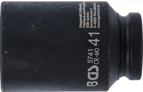 IMPACT SOCKET HEXAGON, DEEP | 20 MM (3/4") DRIVE | 41 MM (5741)