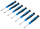 PRECISION SCREWDRIVER SET | T-STAR (TORX) T6 - T7 - T8 - T9 - T10 - T15 - T20 | 7 PCS. (4880)