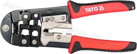 PLIERS FOR TELEPHONE CONNECTORS | RJ11, RJ12 AND RJ45 (YT-22422)