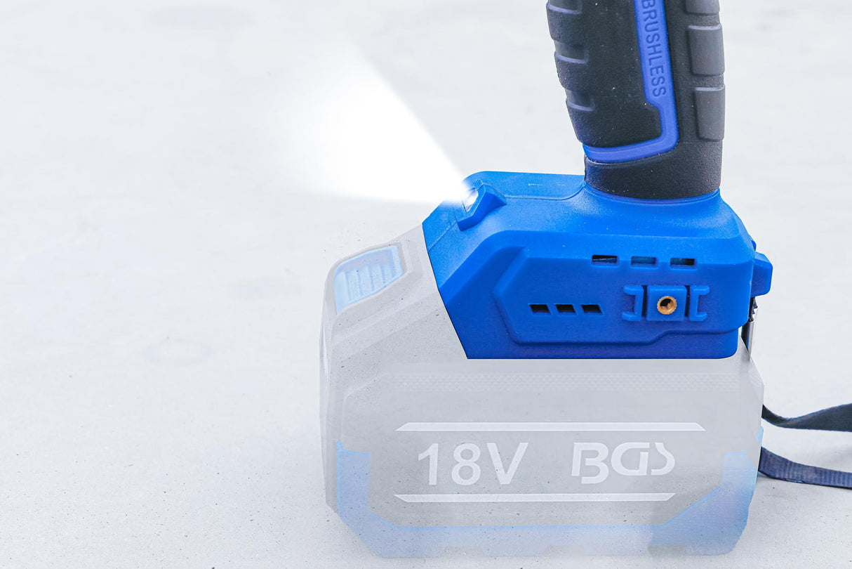 CORDLESS IMPACT DRILL | BRUSHLESS | 80 NM | 18 V | WITHOUT RECHARGEABLE BATTERY (7361)