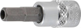 BIT SOCKET SET | 6.3 MM (1/4") DRIVE | INTERNAL HEXAGON TAMPERPROOF 2 - 7 MM | 8 PCS. (5156)