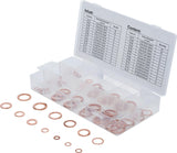 SEAL RING ASSORTMENT | COPPER | METRIC | FOR OIL DRAIN PLUGS | 75 PCS. (8132)
