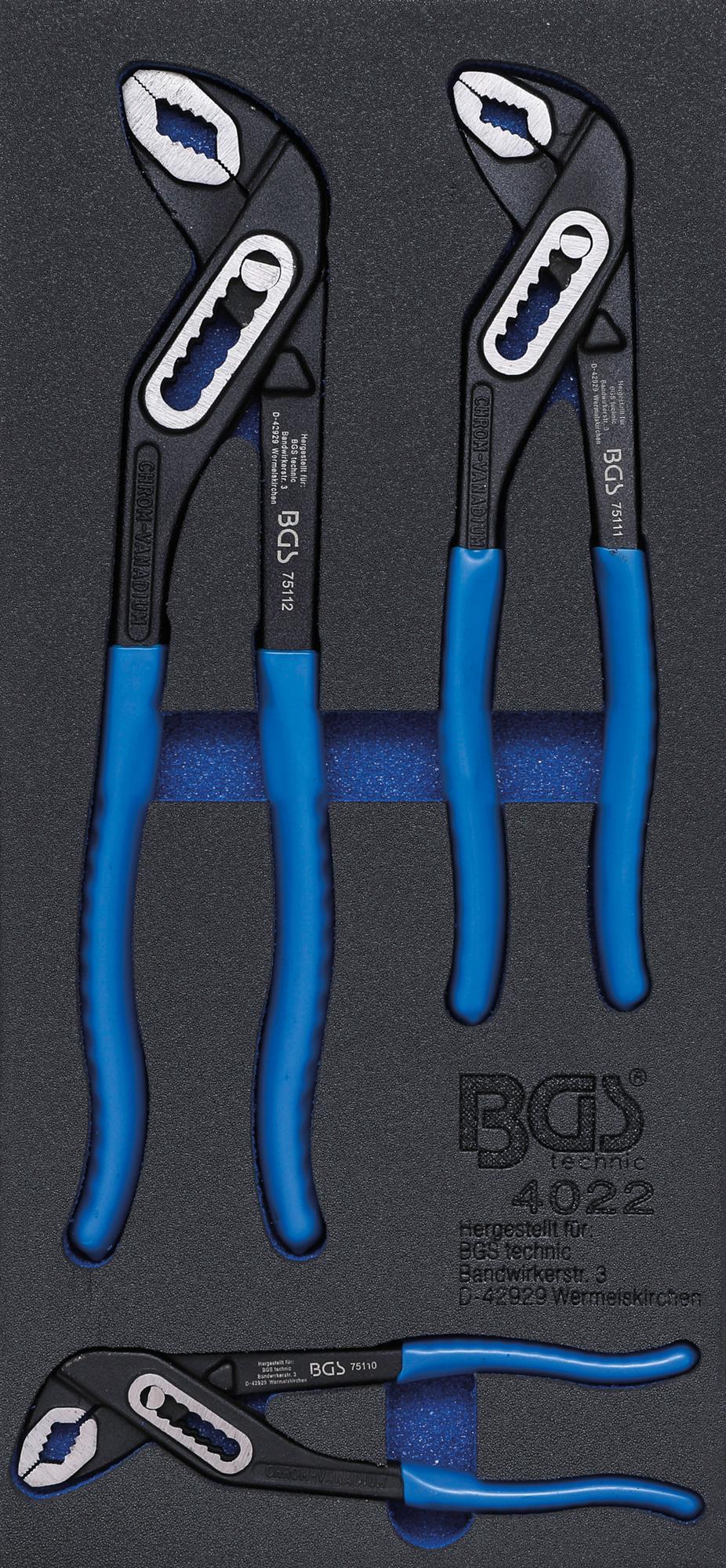 TOOL TRAY 1/3: WATER PUMP PLIERS | 3 PCS. (4022)