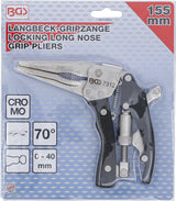 LOCKING LONG NOSE GRIP PLIERS | WITH PISTOL GRIP | 170 MM (7312)
