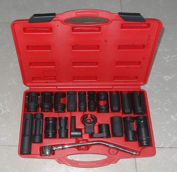 SOCKET AND SWIVEL WRENCH SET FOR LAMBDA SENSOR 21 PCS. (SS021)