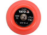 HOOK AND LOOP SANDING PAD 75MM TH 5/16 (YT-47870)