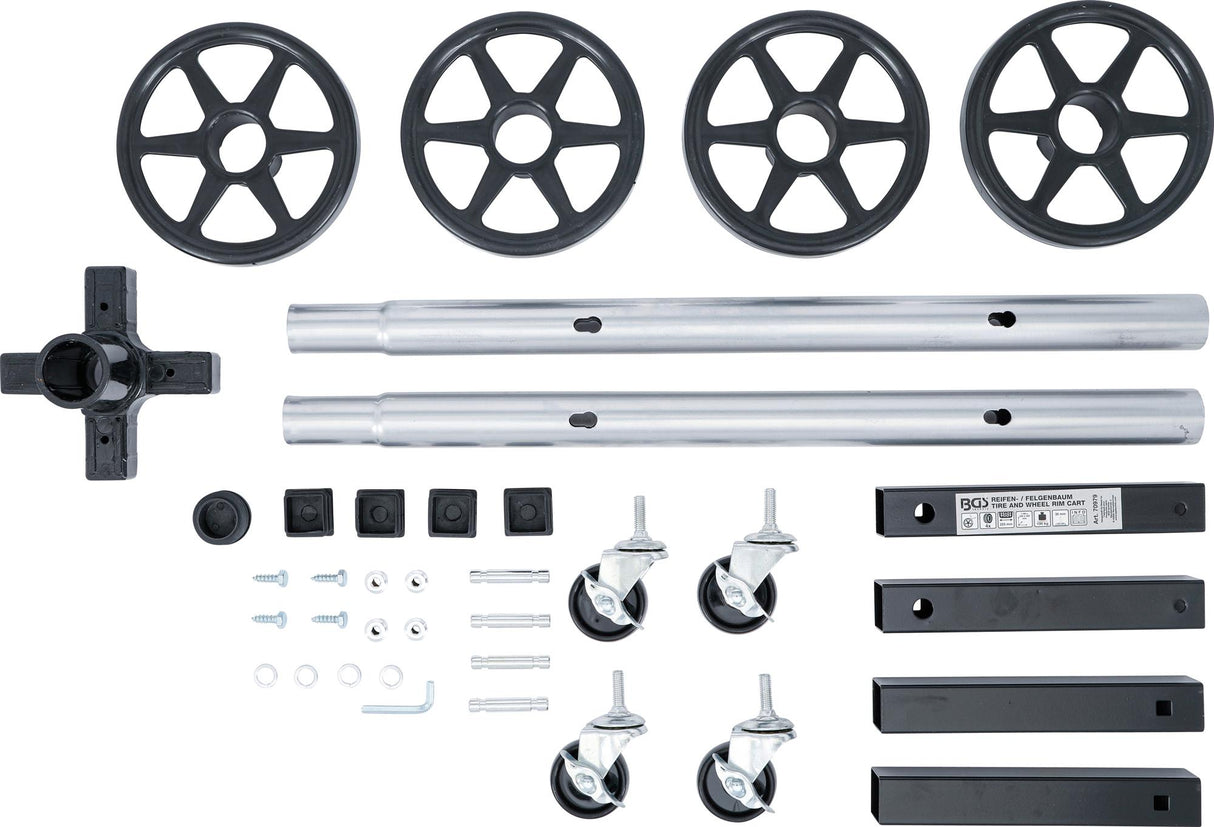 TIRE AND WHEEL RIM CART | MOBILE (70979)