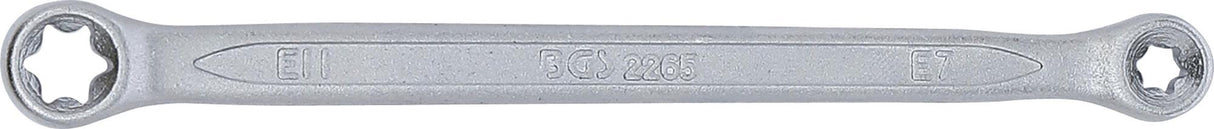 DOUBLE RING SPANNER WITH E-TYPE RING HEADS | E7 X E11 (2265)