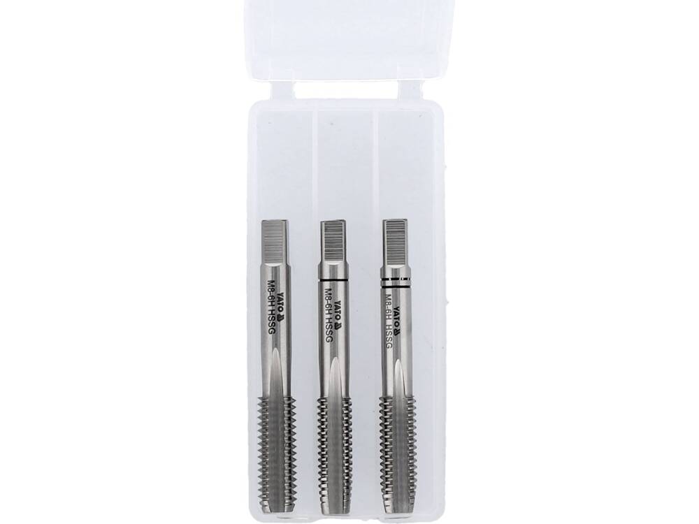 HAND TAP M8 / 3PCS HSS M2 (YT-2935)