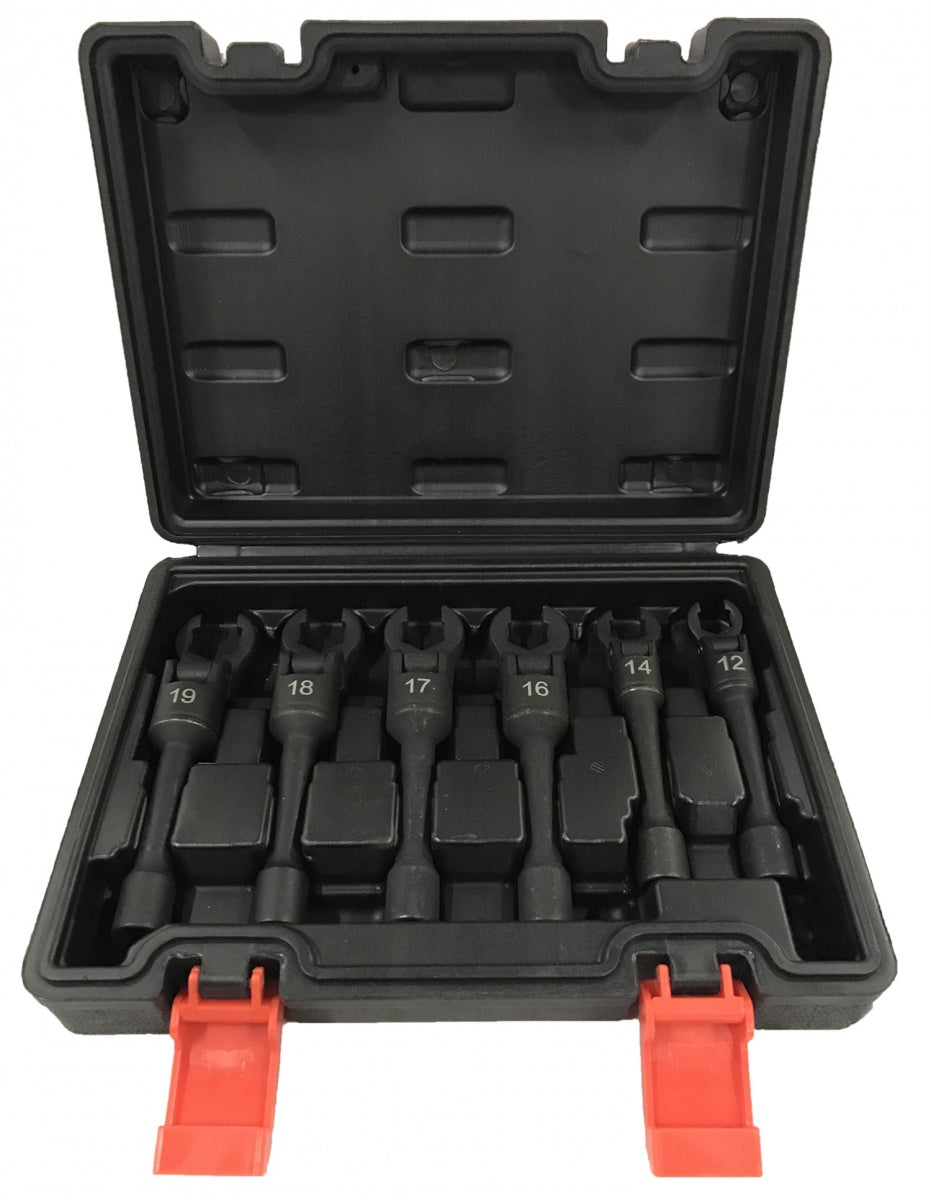 WRENCH SET | DIESEL INJECTOR LINES | FLEX HEAD | 6 PCS. (LSW6S)