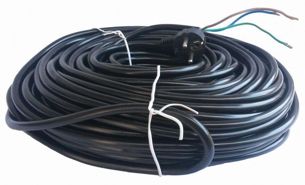 CABLE WITH PLUG WITHOUT REEL CE, 3X1.5 MM2/16A/3500W/50M/230V (EW-0050)