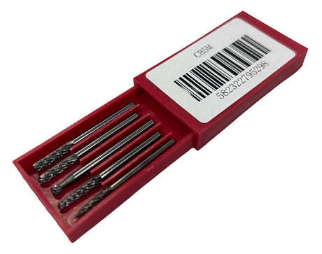 TUNGSTEN CARBIDE BURR SET | TUNGSTEN CARBIDE | 5 PCS. (CB5M)