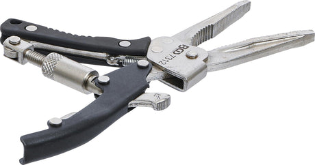 LOCKING LONG NOSE GRIP PLIERS | WITH PISTOL GRIP | 170 MM (7312)