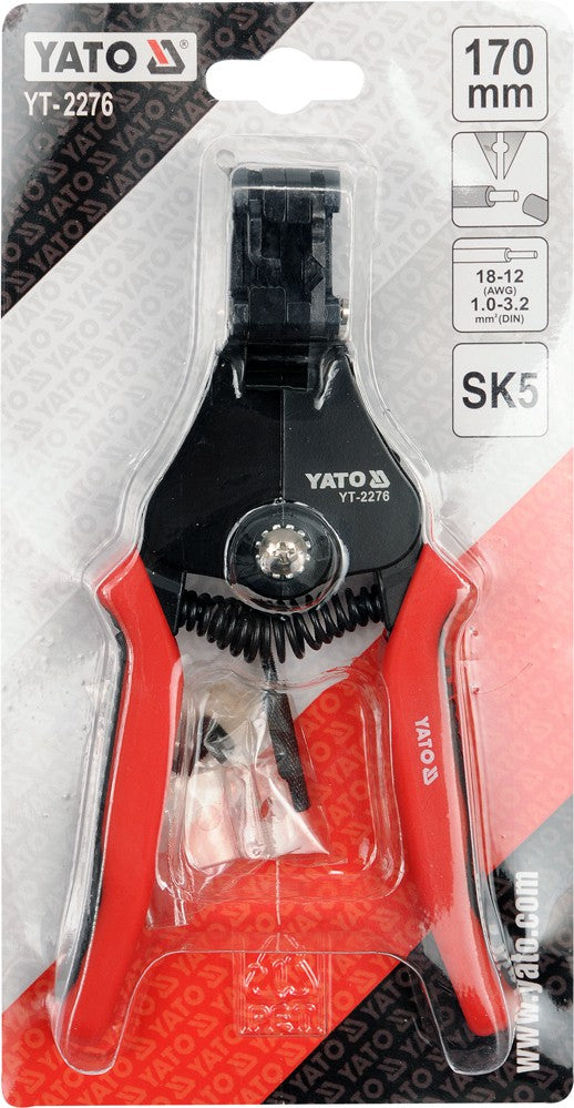 WIRE STRIPPING PLIERS | 1.0-3.2 MM² (YT-2276)