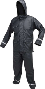 HEAVY DUTY RAINSUIT NAVY STRETCH S. 2XL (YT-79714)
