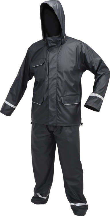 HEAVY DUTY RAINSUIT NAVY STRETCH S. XL (YT-79713)