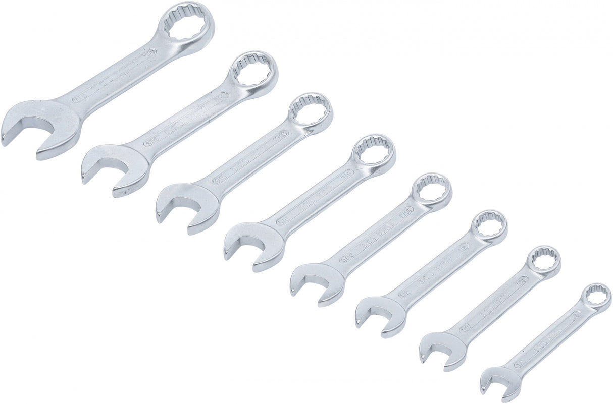 COMBINATION SPANNER SET | EXTRA SHORT | INCH SIZES | 3/8" - 7/8" | 8 PCS. (32140)