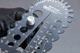 SCREWPITCH GAUGE AND THREAD TEMPLATE | INCH SIZES | 1/4 - 2" (74248)