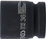 IMPACT SOCKET, HEXAGON | 25 MM (1") DRIVE | 36 MM (5836)