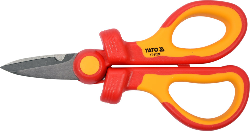 INSULAT. ELECTRICIANS SCISSORS 160MM VDE (YT-21200)