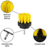 BRUSH SET WITH HEX 6.3 MM (1/4") SHANK | NYLON | 3 PCS. (DB003)