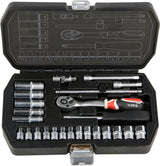 SOCKET SET 1/4" 25PCS (YT-14461)