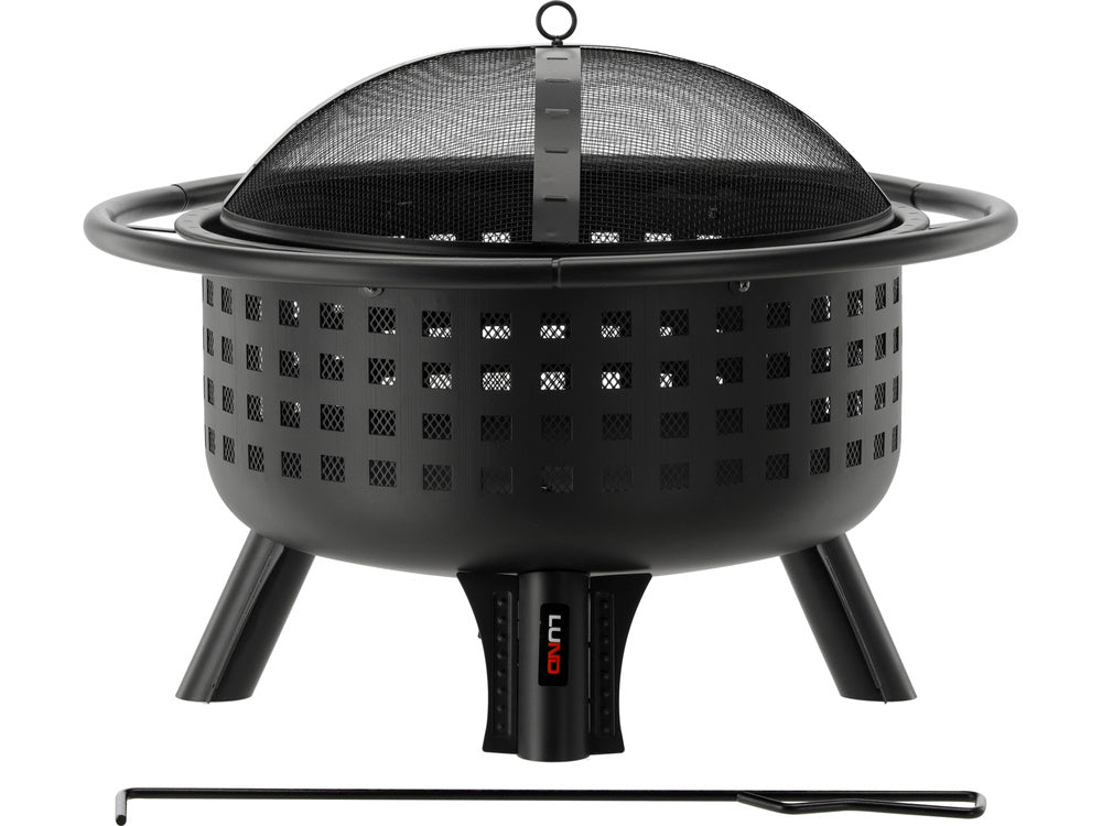 STEEL FIRE PIT 80 X 80 X 61CM (99915)