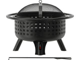 STEEL FIRE PIT 80 X 80 X 61CM (99915)
