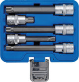 BIT SOCKET SET | 12.5 MM (1/2") DRIVE | SPLINE (FOR XZN) | 5 PCS. (8449)