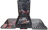 TOOL SET IN ALUMINUM CASE | RATCHETING WRENCHES | WITH WHEELS | 187 PCS. (SK582419)