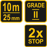 MEASURING TAPE 10M X 25 MM (10065)