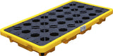 OIL DRIP PAN | WITH OPEN MESH FLOORING | FOR 2 X 200-L DRUMS (70047)