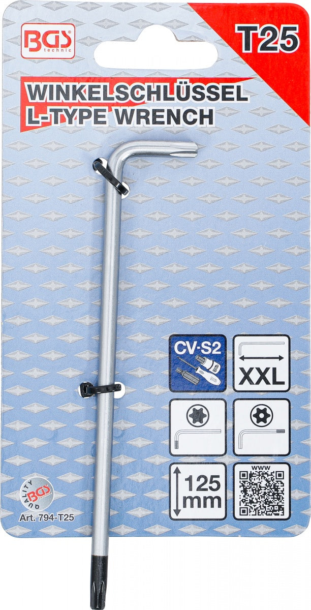 L-tyypin avain | pitkä tyyppi | T-Star (rei'illä) (Torx) T25 (794-T25)