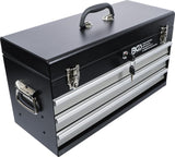 METAL TOOL CASE, EMPTY | 3 DRAWERS (3312)