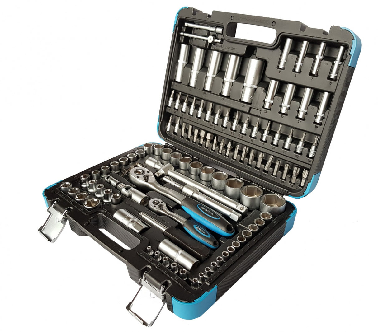 SOCKET SET | 6.3 MM (1/4") + 12.5 MM (1/2") | 108 PCS. (KR121108B)